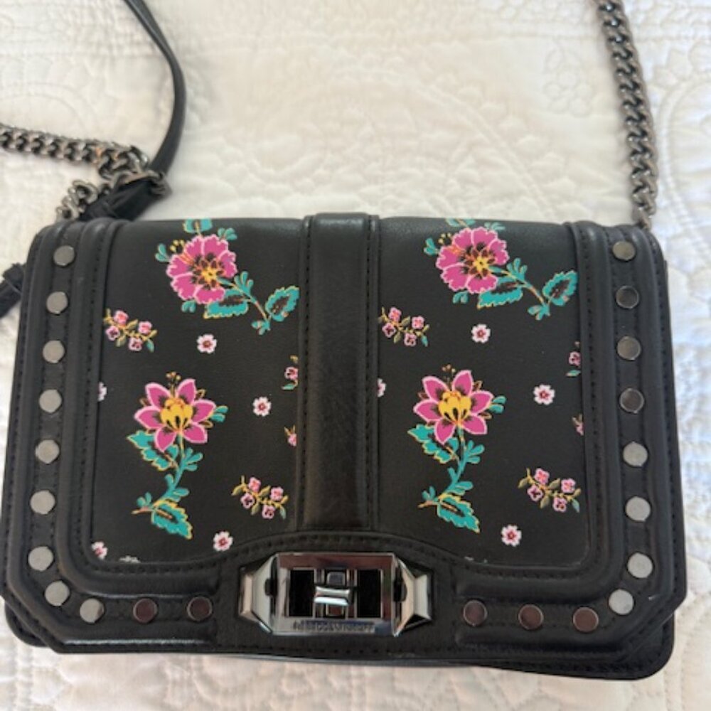 small rebecca minkoff crossbody bag floral print - Picture 2 of 6